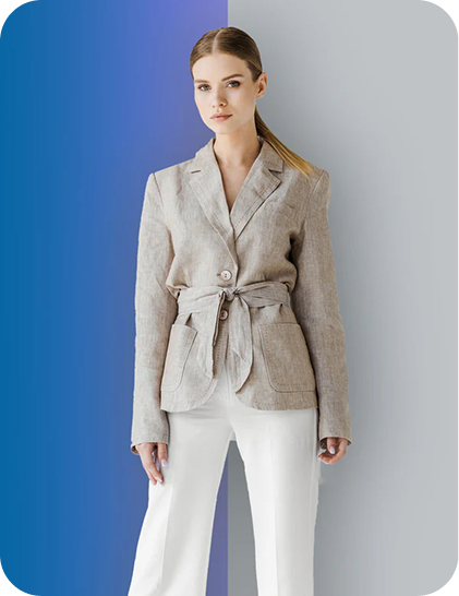 Belted Blazer Coat